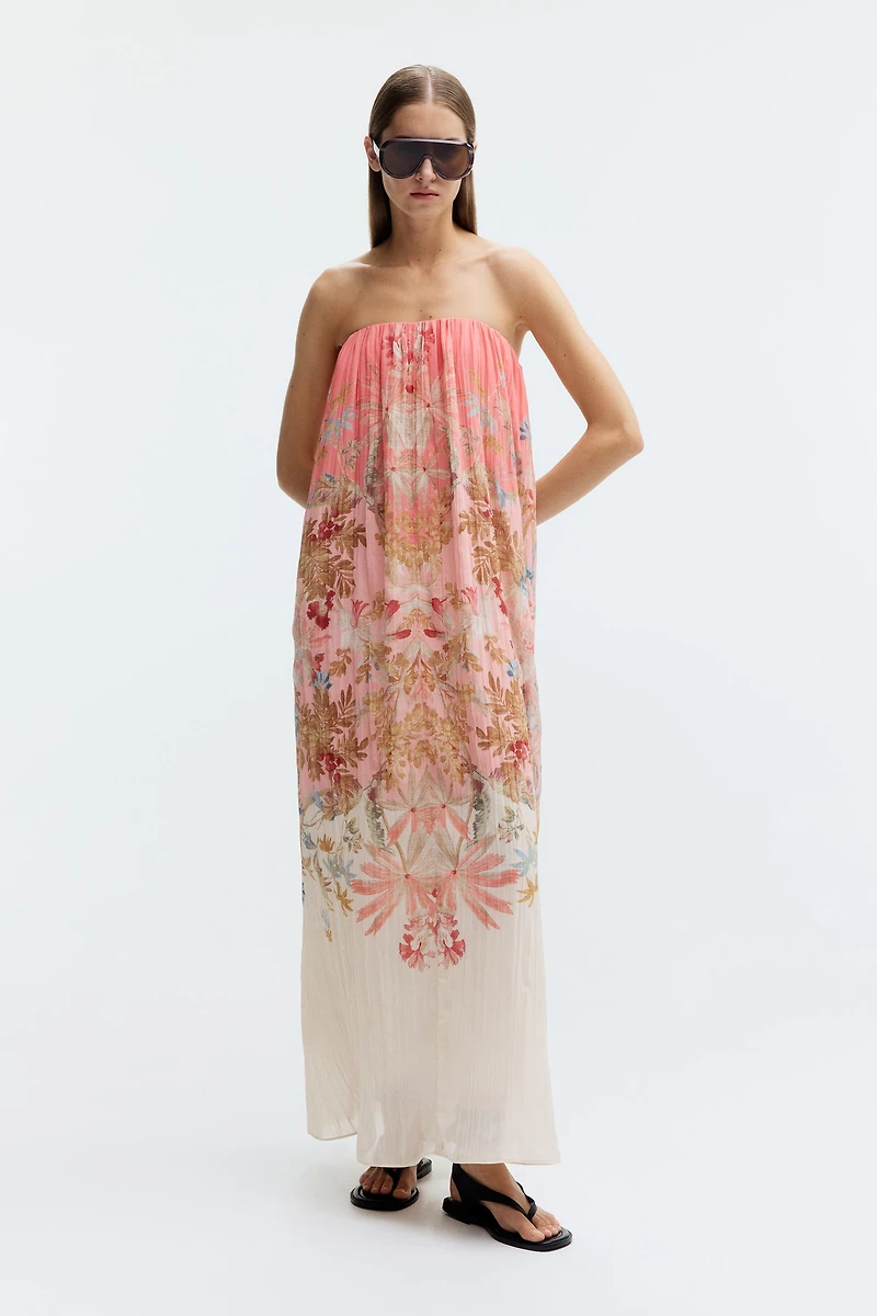 Robe bandeau trapèze