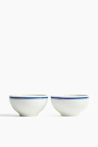 Lot de 2 petits bols en porcelaine