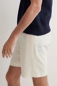 Regular-Fit Linen-Blend Shorts