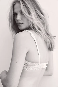 MAMA Padded Lace Nursing Bra