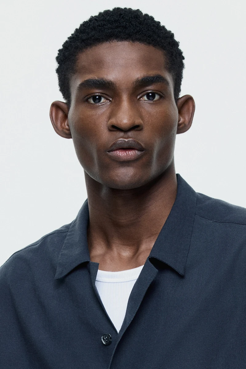 Relaxed-Fit Cotton Resort Shirt