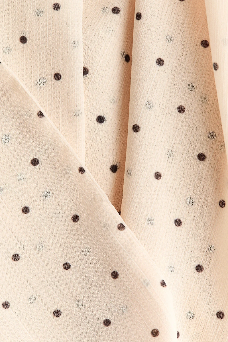 Tiered Tie-Detail Top