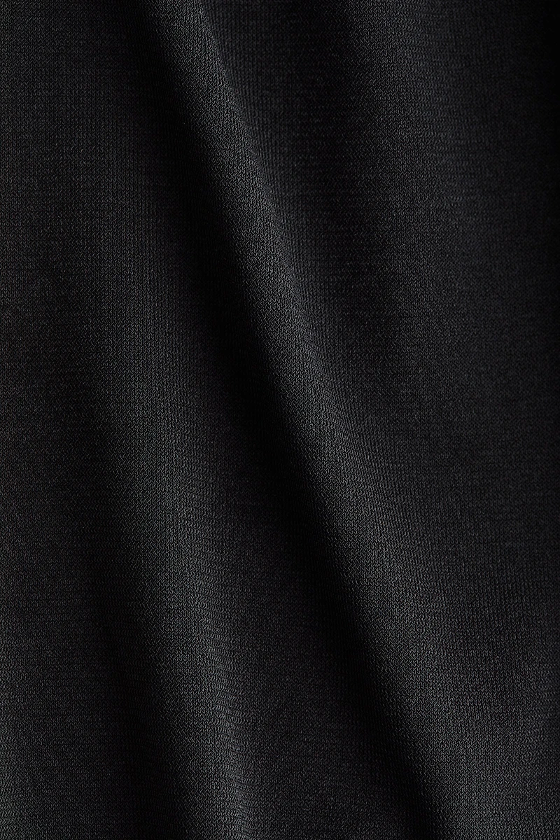 Pantalon à effet drapé en fin tricot