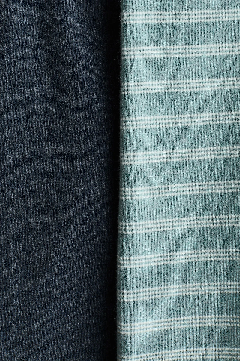 2-pack Ribbed Cotton Leggings