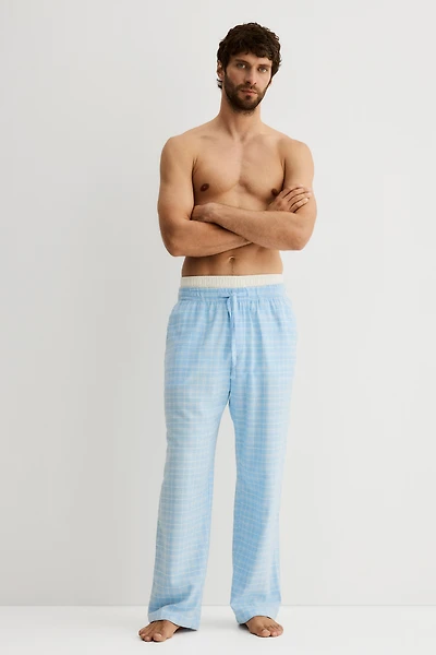 Relaxed-Fit Flannel Pants