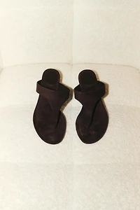 Kitten-Heeled Sandals