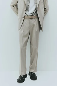 Loose Fit Suit Pants