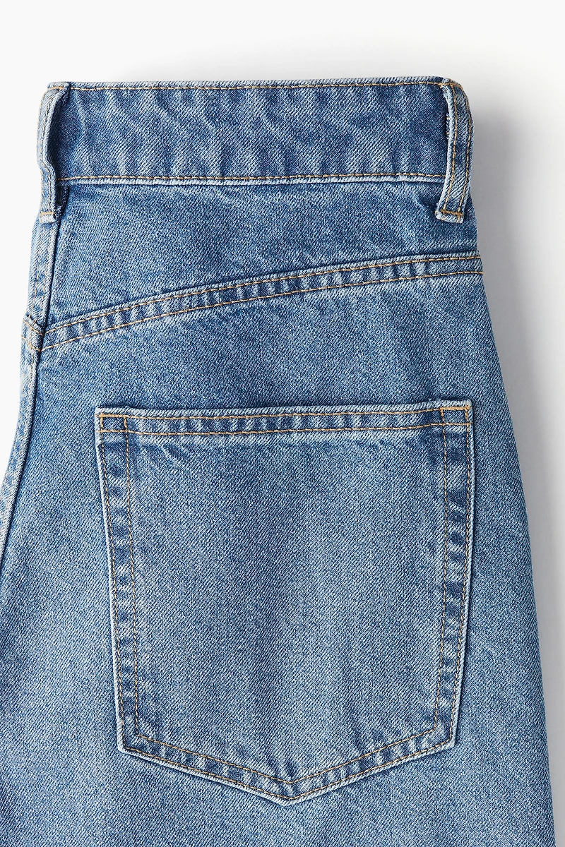 Chain-Detail Tapered Jeans