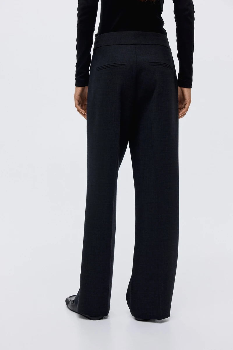 Wool-Blend Pants