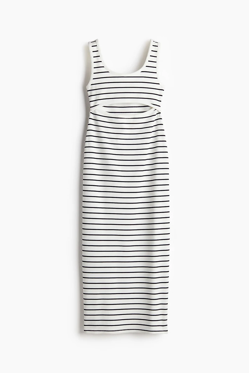 Robe maxi découpée