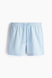 Short de bain en crépon coton