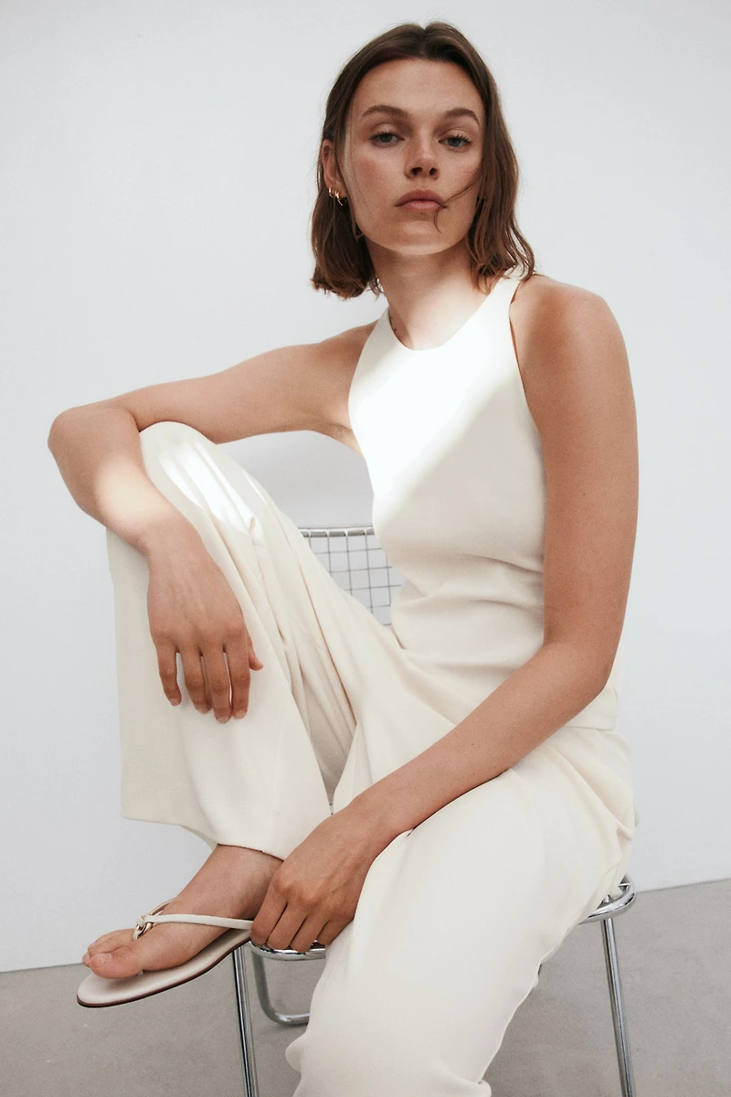 Camisole en jersey point de Rome