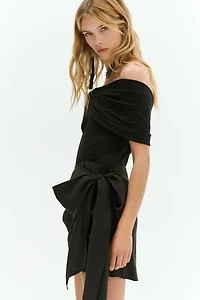Draped Wrap Skirt
