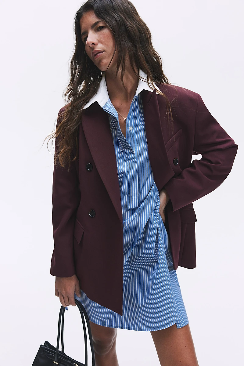 Cotton Twill Shirt Dress