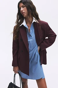 Cotton Twill Shirt Dress