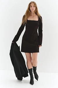 Square-Neckline Dress