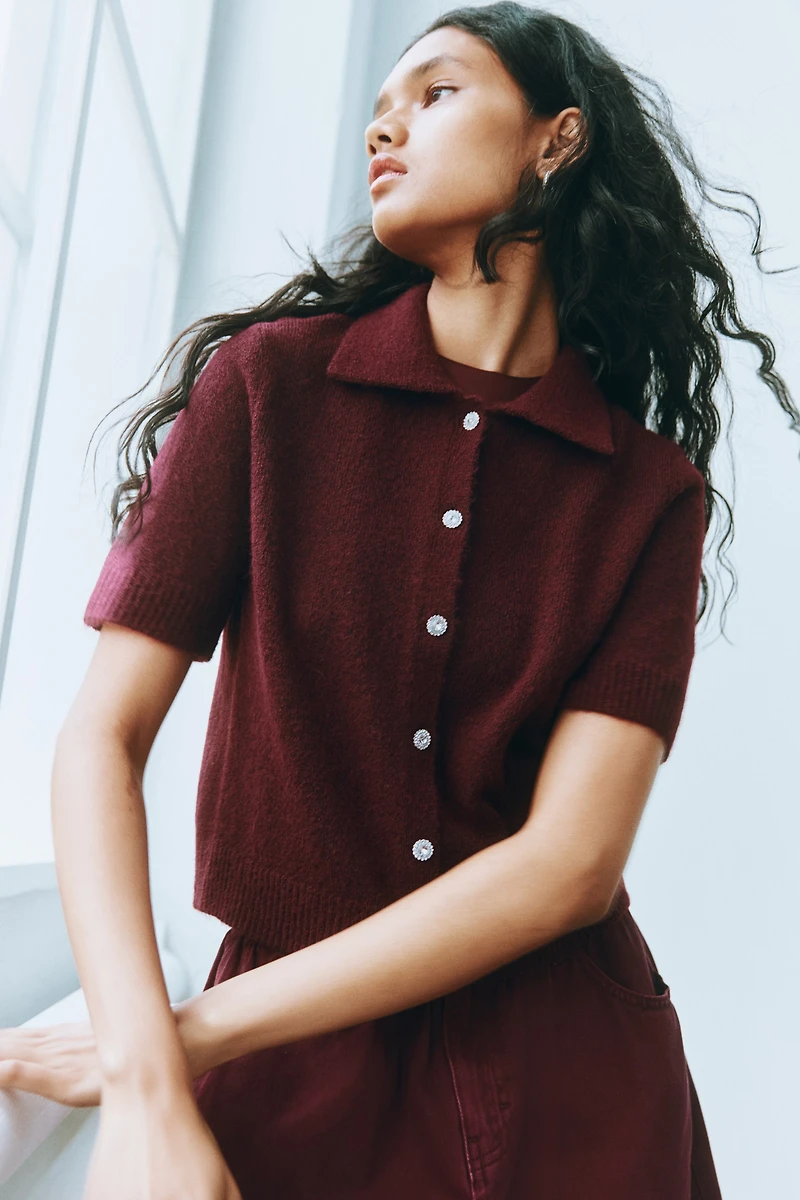 Chandail en tricot fin