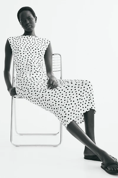 Cap-sleeved Dress