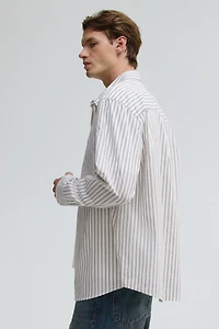 Loose-Fit Poplin Shirt