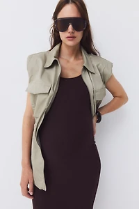 MAMA Ribbed Jersey Dress