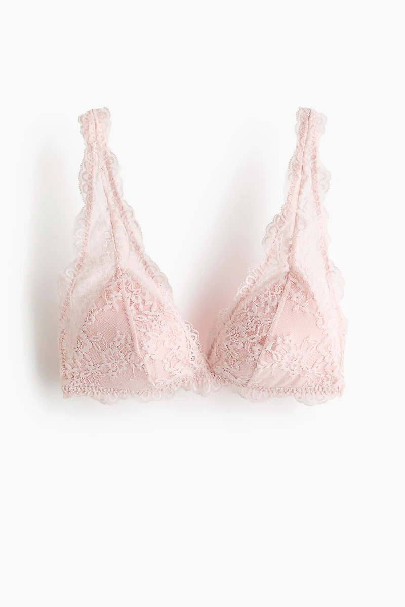 Padded Soft-Cup Lace Bra