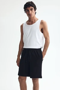 Relaxed-Fit Waffled Shorts