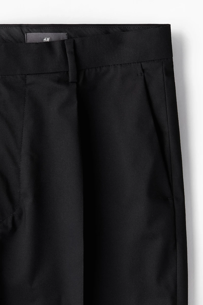 Straight Fit Suit Pants