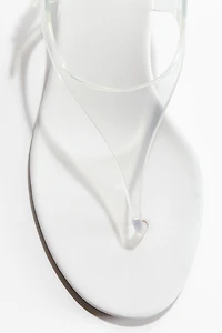 Kitten-Heeled Sandals