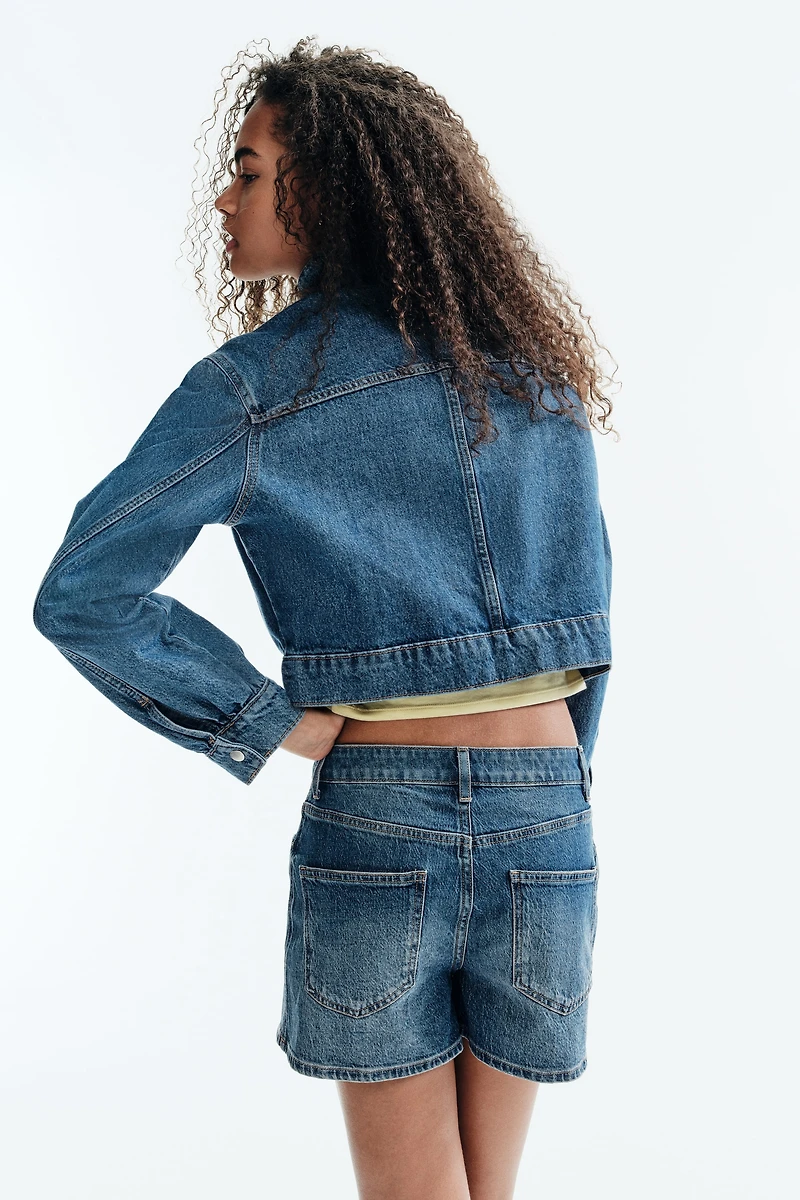Cropped Denim Jacket