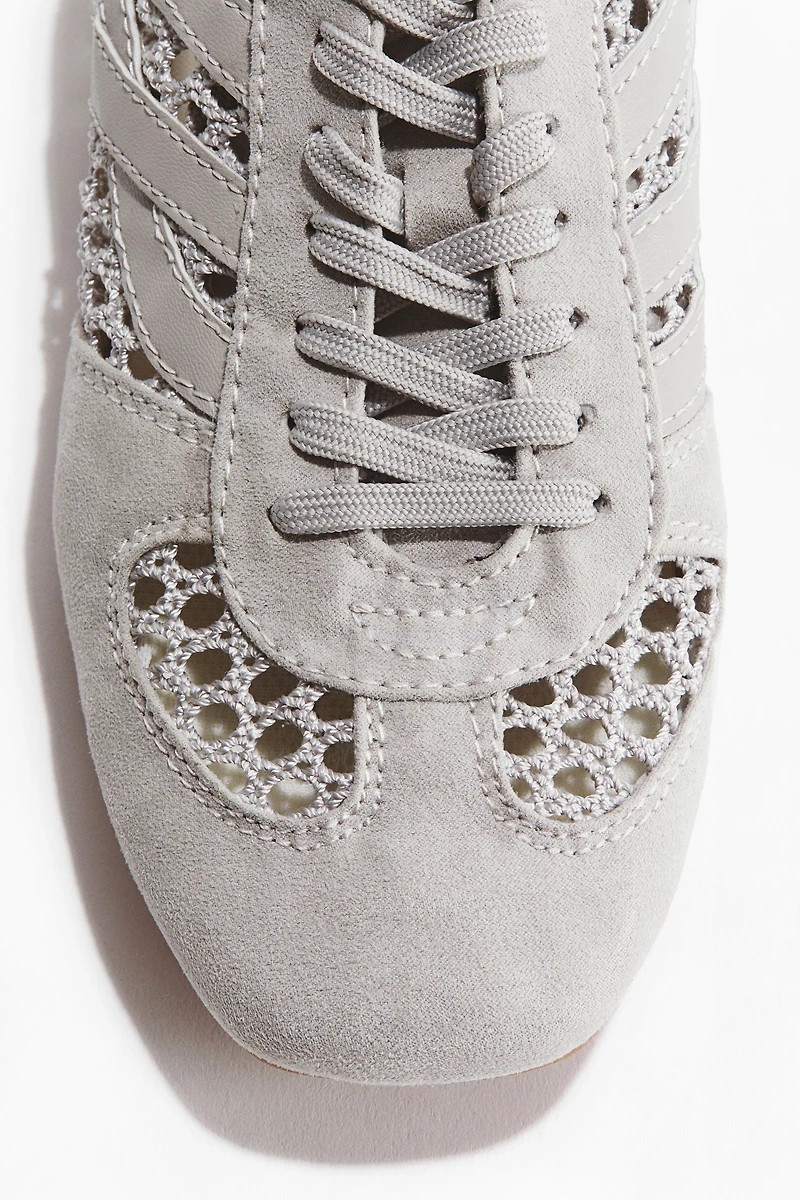 Crochet-Look Sneakers