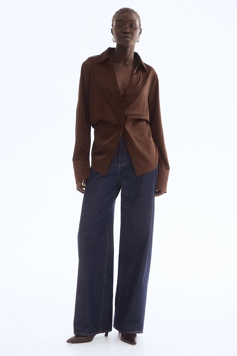 Blouse à encolure en V