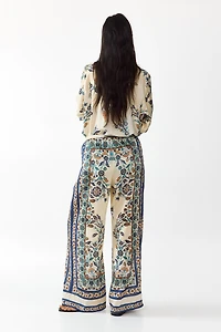 Printed Pull-On Pants
