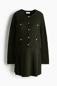 MAMA 2-Piece Cable-Knit Set