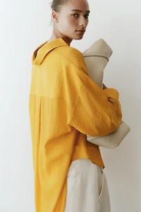 Chemise grande taille froissée