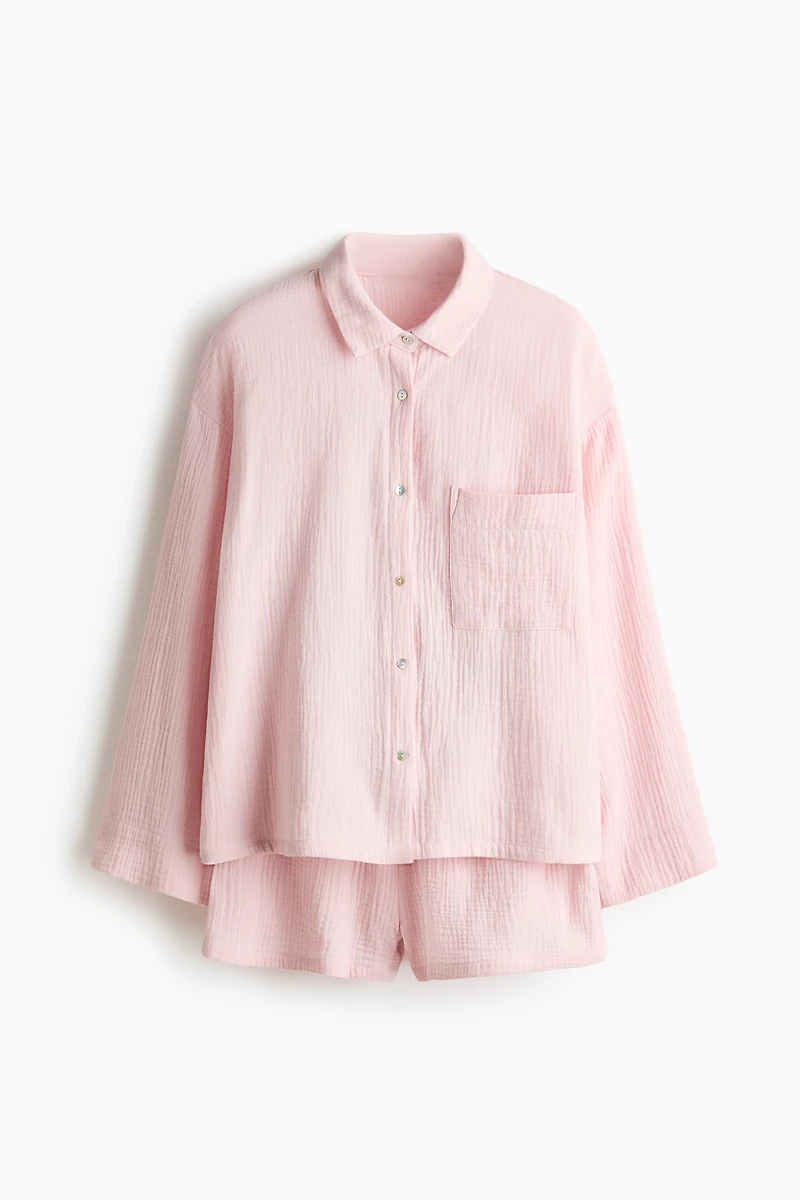 Pajama Shirt and Shorts