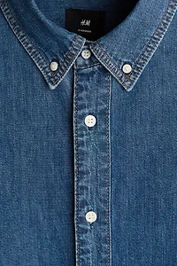 Chemise grande taille en denim