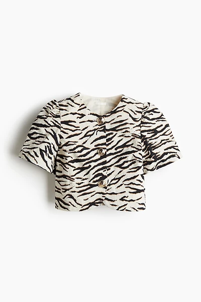 Puff-Sleeved Blouse