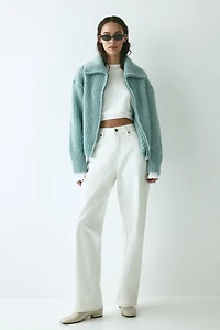 Cardigan with Zipper