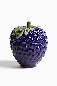 Pot figuratif en grès cérame