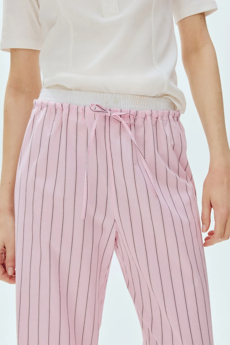 Double-Waistband Pajama Pants