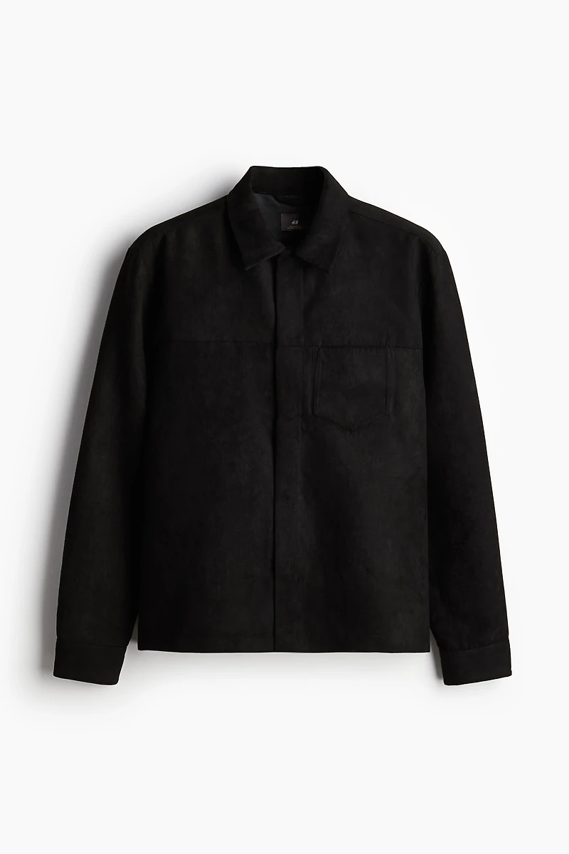 Regular Fit Napped Overshirt