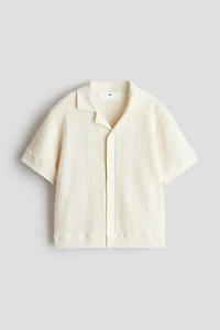 Textured-Knit Resort Shirt