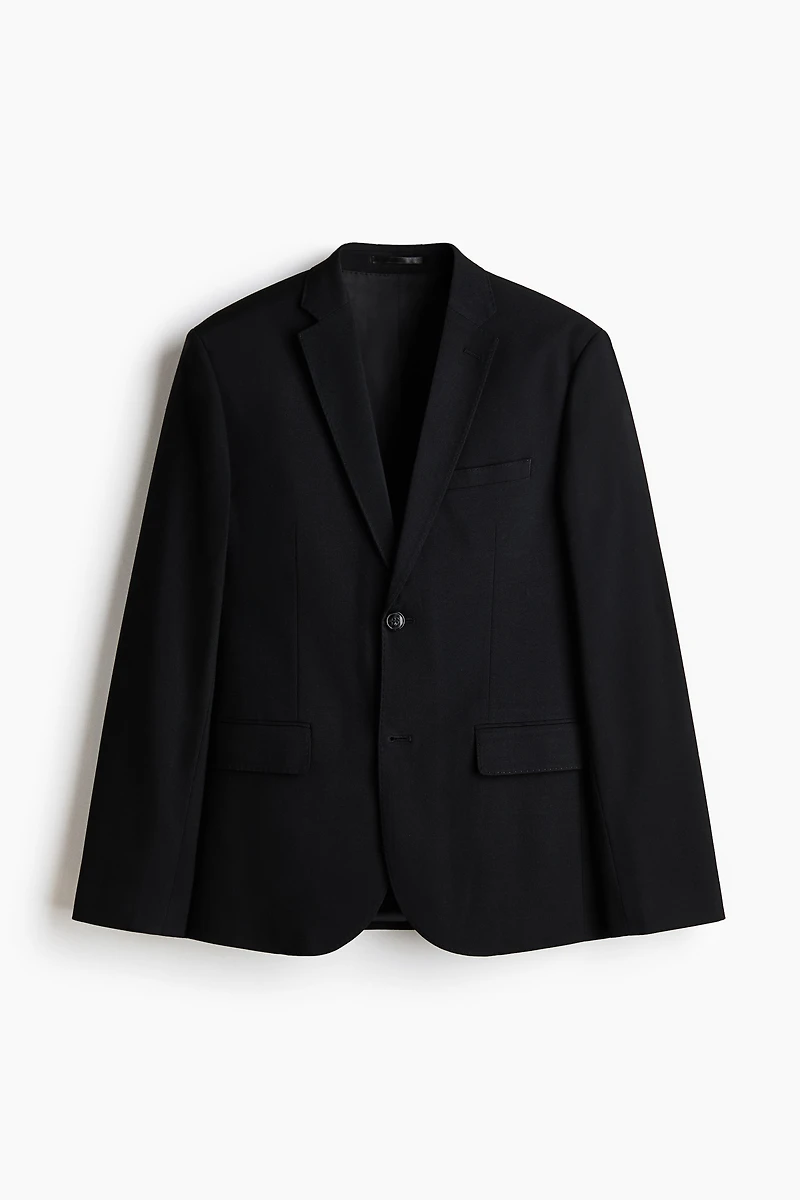 Slim-Fit Single-Breasted Jacket