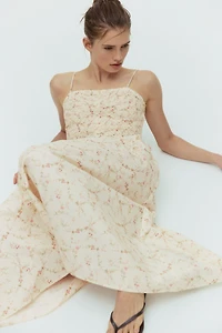 Smocked Cotton Dress