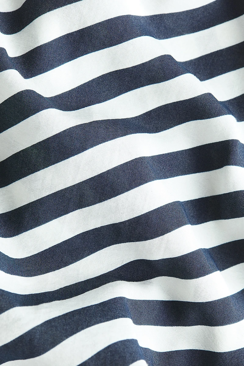 Tie-Detail A-Line Dress