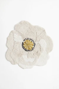 Tufted Flower-Shaped Bath Mat