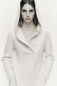 Wool Sweater Hoodie