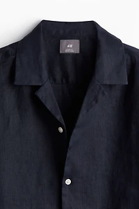Relaxed Fit Linen Resort Shirt