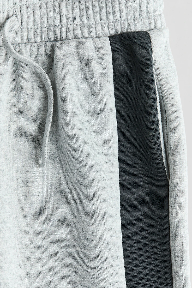 Pantalon de jogging contraste couleur