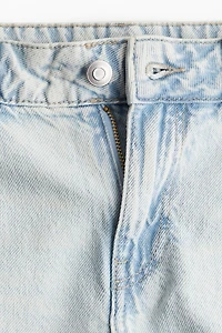 Low-Rise Denim Shorts